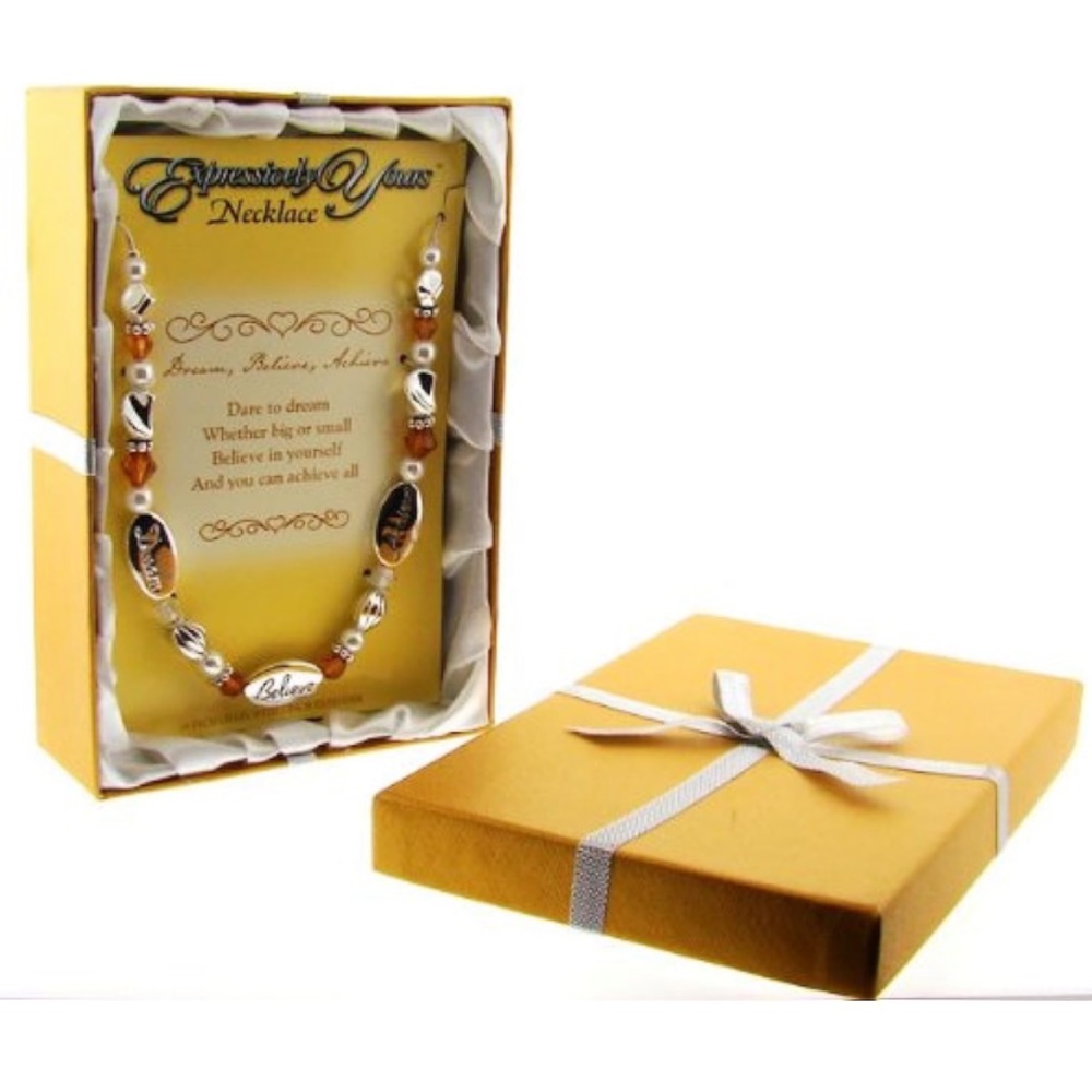 DREAM BELIEVE ACHIEVE Necklace by EXPRESSIVELY YOURS